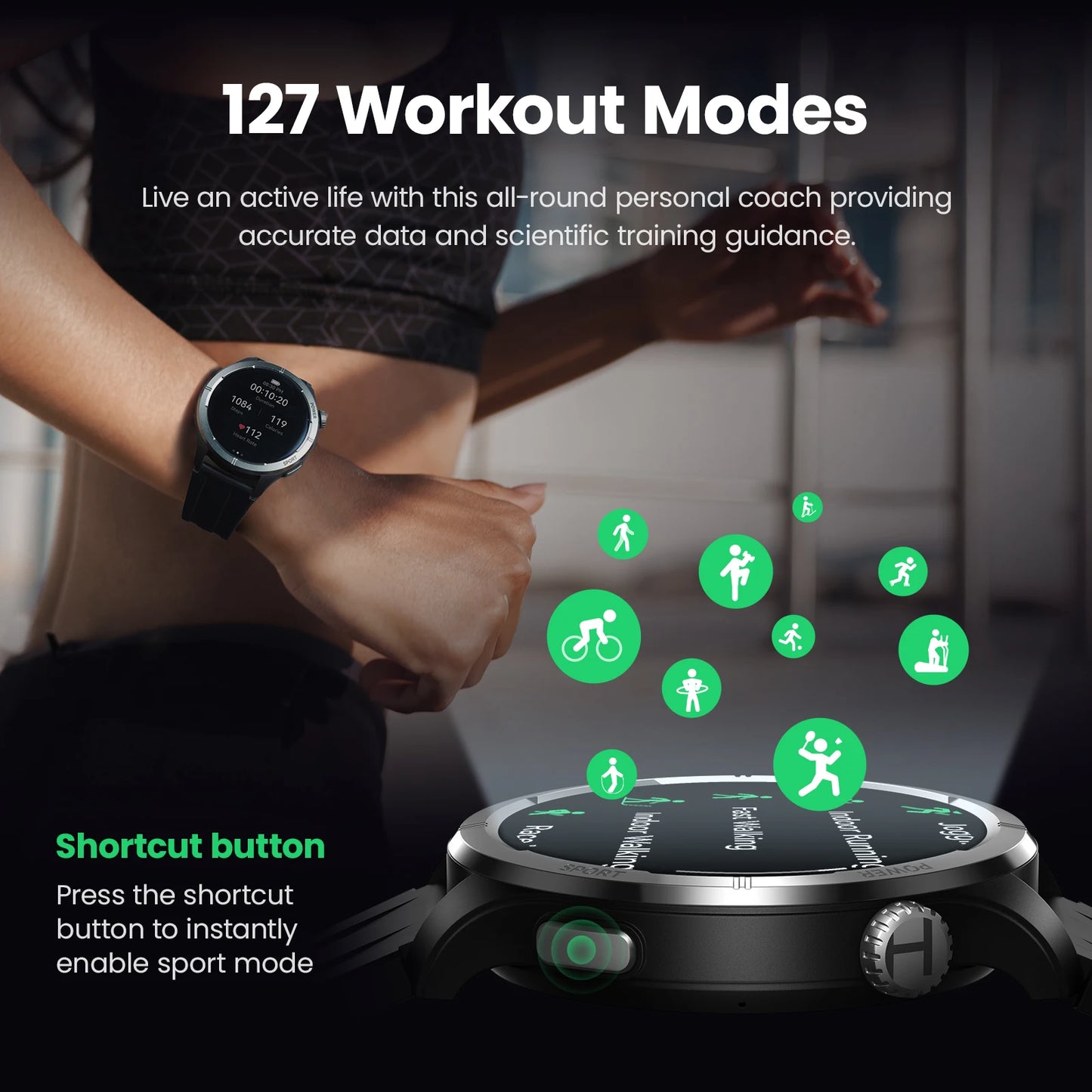 Solar Neo Smartwatch – 1.53” HD Display, Bluetooth Calling, 24H Health Monitoring