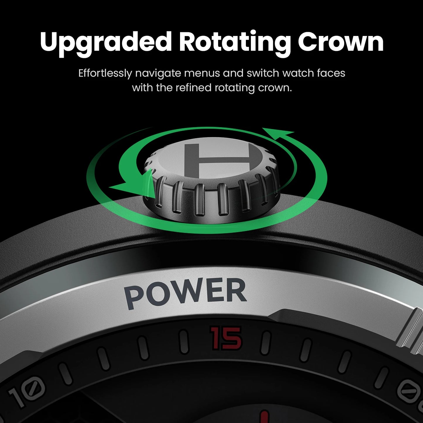 Solar Neo Smartwatch – 1.53” HD Display, Bluetooth Calling, 24H Health Monitoring