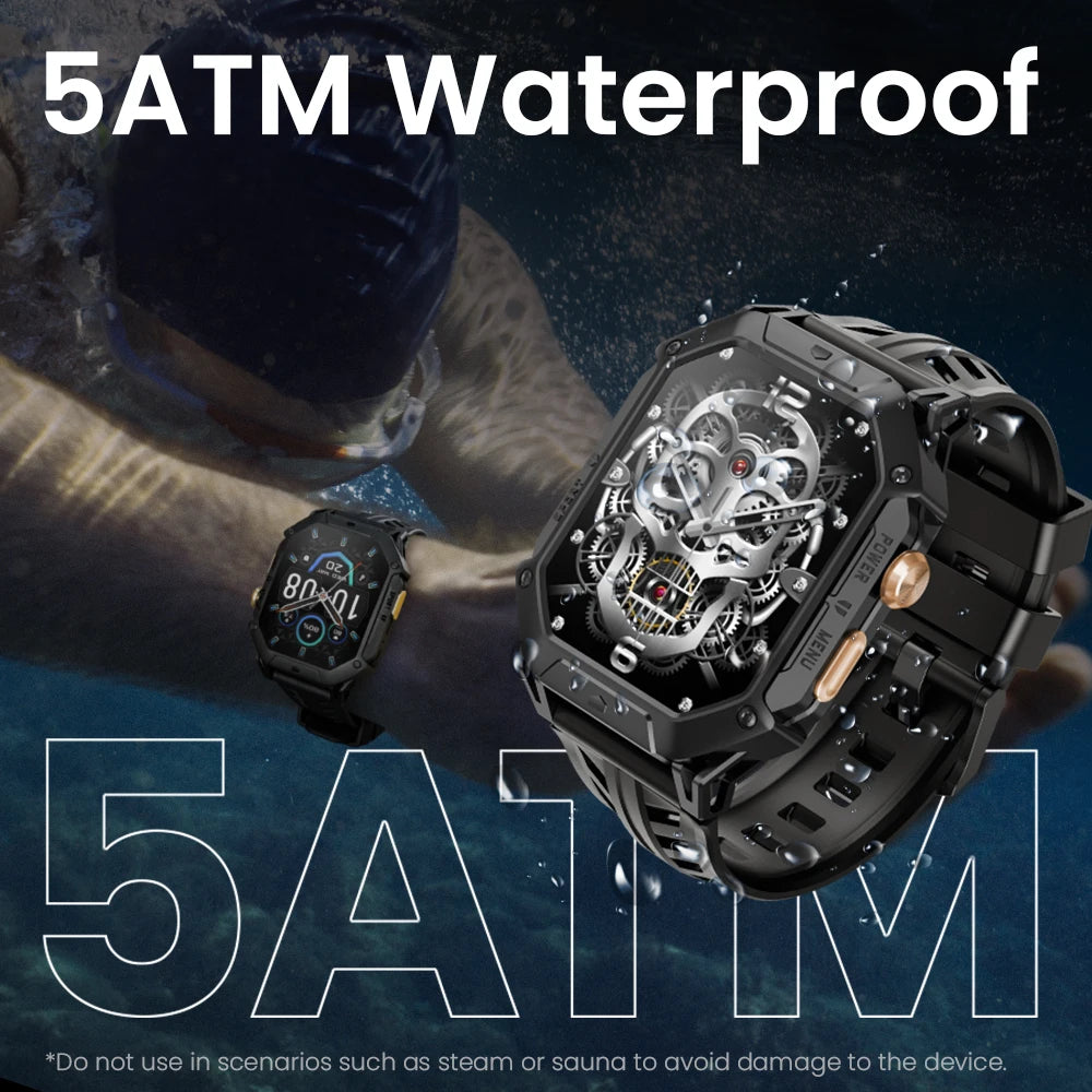 IRON N1 Outdoor Smartwatch | AMOLED, Waterproof, Bluetooth Call, 30-Day Battery