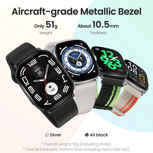 Watch RS5 Smartwatch – 2.01” AMOLED, Bluetooth Call, Health Monitoring