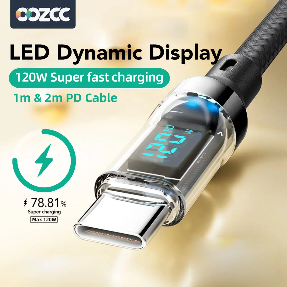 ⚡ Smart Cable 120W Ultra Fast