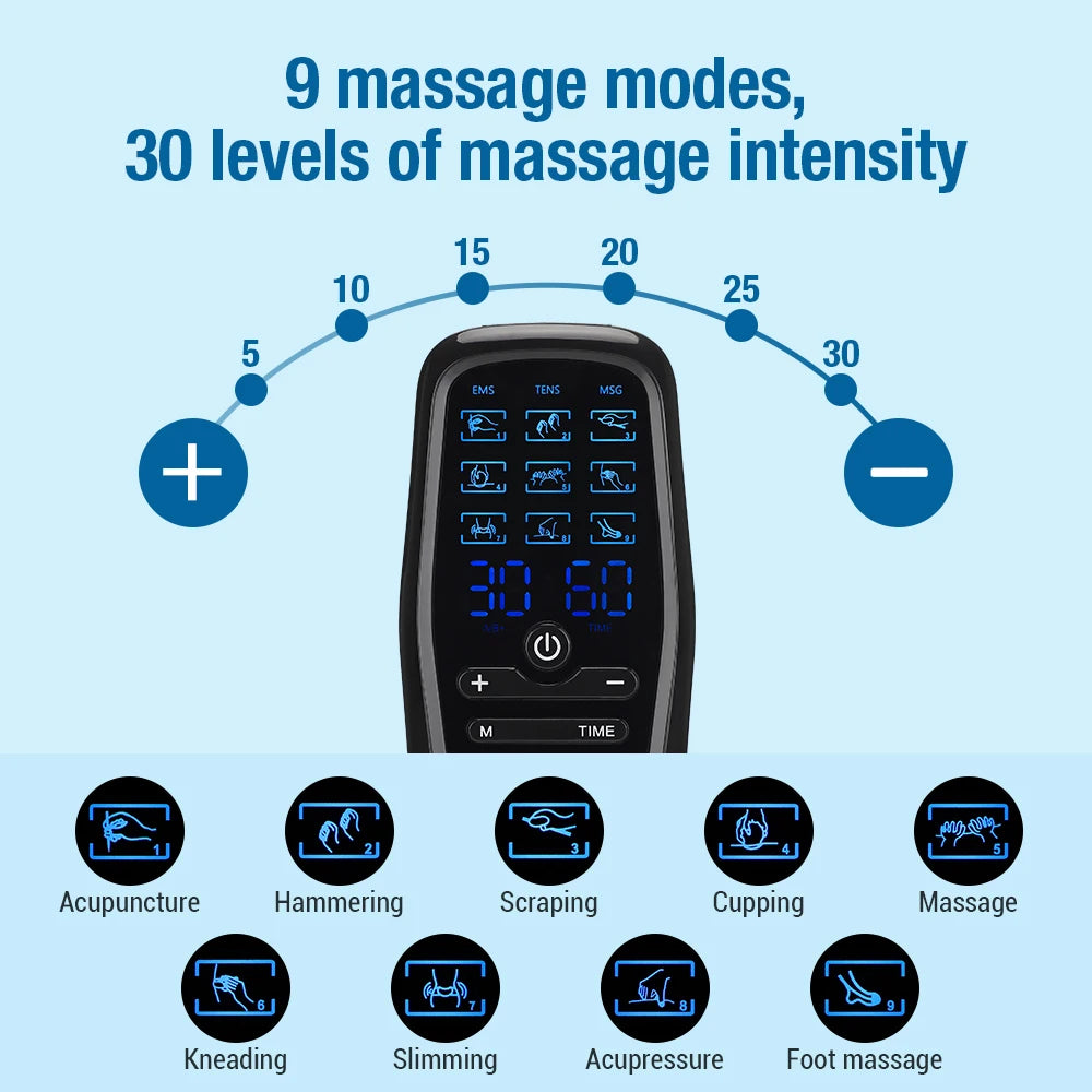 💆 Estimulador Muscular EMS Profesional