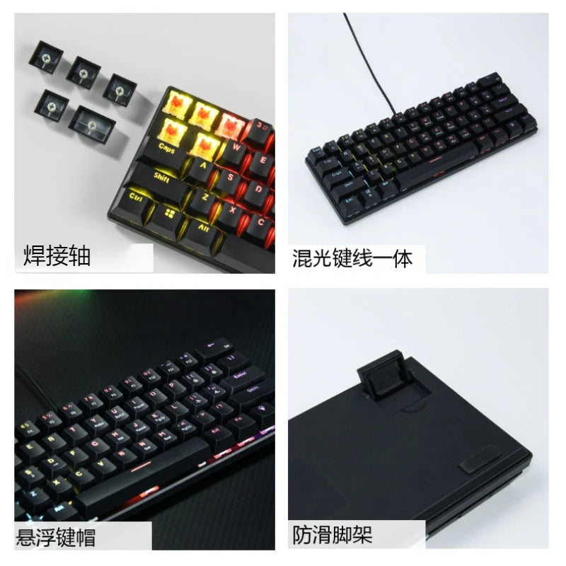 ⌨️ Teclado Mecánico 60% Gaming