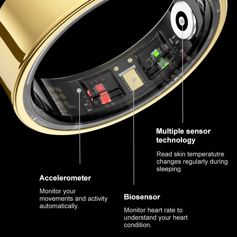 💍 Smart Ring Salud Monitor Premium