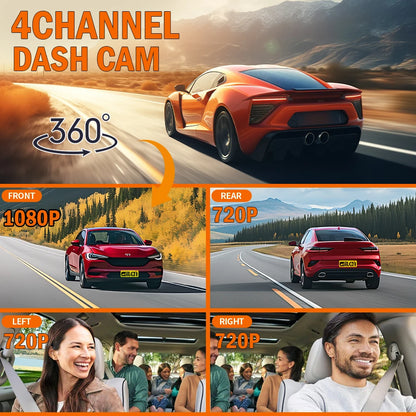 📷 Dashcam 4K WiFi Visión Nocturna